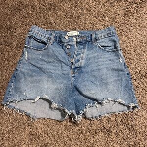 AF Curve Love Denim High Rise Dad Shorts